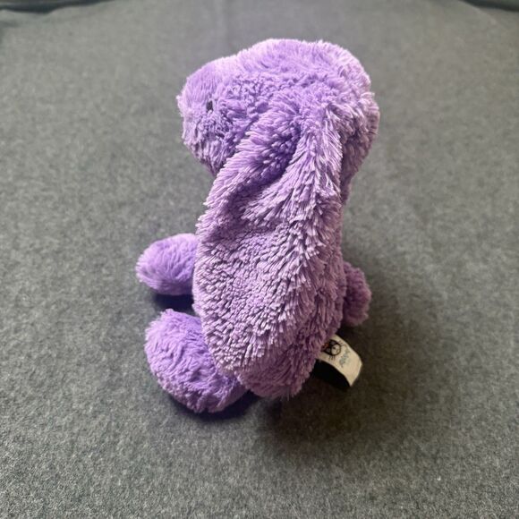 Jellycat Bashful Iris Bunny Rabbit 12” Plush Stuffed Animal Purple RARE RETIRED - Picture 3 of 8